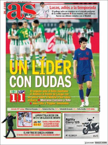 Las portadas de AS de abril