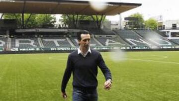<b>PUNTO Y FINAL. </b>Emery se sentó por última vez en el banquillo como entrenador del Valencia ante el equipo de Portland Timbers.