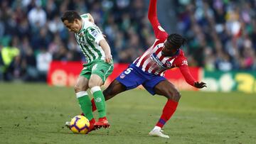 Thomas contra el Betis.
