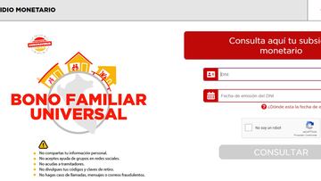 Segundo Bono Familiar Universal: consulta con DNI qui&eacute;n cobra el BFU hoy, 18 de noviembre