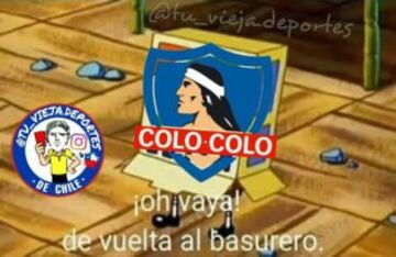 Los memes que dejó la eliminación de Colo Colo