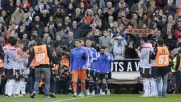 El pasillo del Valencia al Madrid.