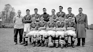 El Chelsea, en la temporada 1954-55, la de su primer título de Liga.
