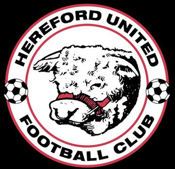 A pesar de ser un club ya extinto, el Hereford United FC se caracterizaba por el logo personaje que aparecía en su escudo. Una Vaca. Este equipo perteneció a la League One del fútbol Inglés, pero posteriormente descendió y desapareció.