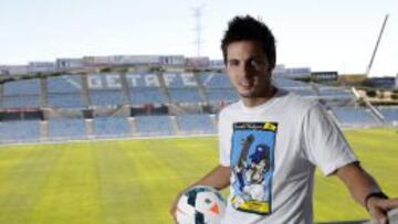 Pablo Sarabia posa para AS en el Coliseum.