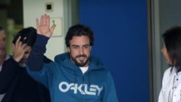Vuelta a la normalidad. Fernando Alonso quiere olvidar en la pista todo lo ocurrido.