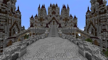 Así es Anor Londo de Dark Souls en Minecraft