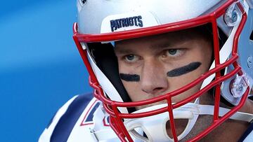 CHARLOTTE, NC - AUGUST 24: Tom Brady #12 of the New England Patriots takes the field before their game against the Carolina Panthers at Bank of America Stadium on August 24, 2018 in Charlotte, North Carolina.   Streeter Lecka/Getty Images/AFP
 == FOR NEWS
