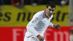 FUTBOL LIGA / SEVILLA/05/02/12/ FOTO: GARCIA CORDERO/  Partido entre el Sevilla y el Villareal correspondiente a la jornada nacional de liga de primera division. Jose Antonio Reyes jugador del Sevilla.