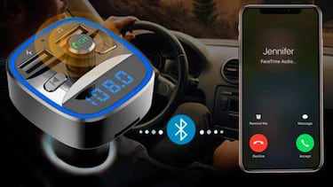 Tus viajes en coche, mejor con este transmisor FM con bluetooth
