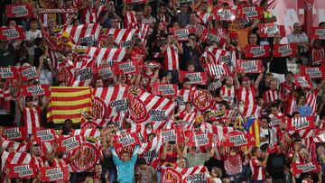 Aficionados del Girona. 