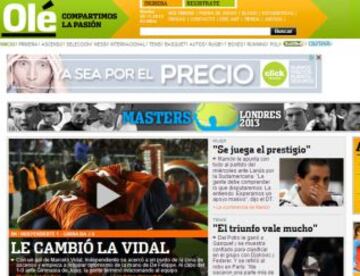 Portadas de la prensa extranjera