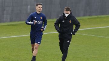 Sergio Bermejo, en un entrenamiento.