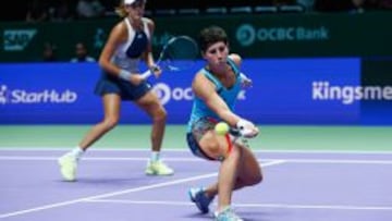 Muguruza y Suárez aún aspiran a las semifinales en dobles