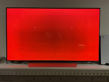 televisor tv oled quemado burn in
