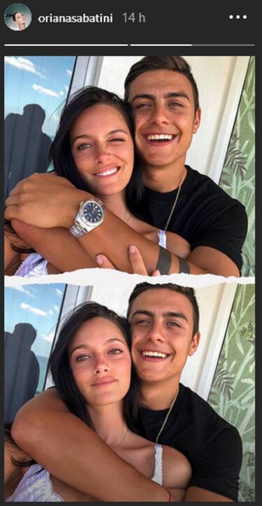 El romántico festejo de Paulo Dybala y Oriana Sabatini por su primer aniversario