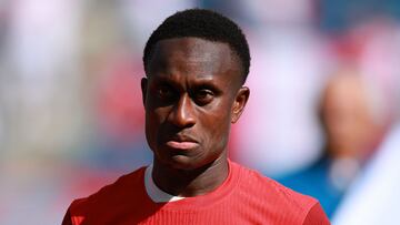 KANSAS CITY, KANSAS - JUNE 25: Richie Laryea of Canada lines up prior to the CONMEBOL Copa America 2024 between Peru and Canada at Children's Mercy Park on June 25, 2024 in Kansas City, Kansas.   Hector Vivas/Getty Images/AFP (Photo by Hector Vivas / GETTY IMAGES NORTH AMERICA / Getty Images via AFP)