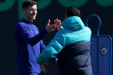 BOBBY'S BACK: Robert Lewandowski returned to training this week following a hamstring injury.