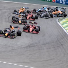 Las carreras al esprint, en el aire