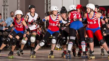 Estados Unidos el gran dominador del Roller Derby mundial.