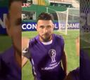 La fiesta del plantel calerano tras eliminar a Chapecoense