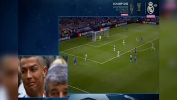 La reacci¨®n de Cristiano al ver su doblete: ?se puede ser m¨¢s jefe?