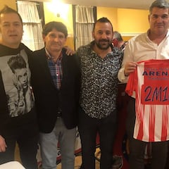 Roberto Fresnedoso, apadrinó a la Peña Arenas Valdeolivas