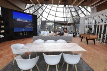 La casa, dise?ada exclusivamente para el concurso durante la Eurocopa 2016, tiene unas vistas impresionantes de Par¨ªs.