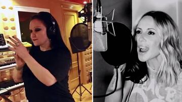 Alaska, Marta Sánchez y Chenoa en la grabación de la nueva versión de "A quién le importa" como himno del World Pride 2017