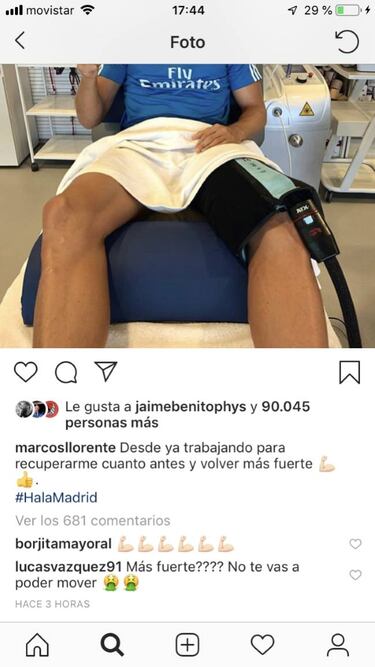 Lucas, a Llorente: "¿Más fuerte? No te vas a poder mover"