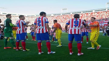 &lt;&lt;enter caption here&gt;&gt; at Vicente Calderon Stadium on May 12, 2013 in Madrid, Spain.