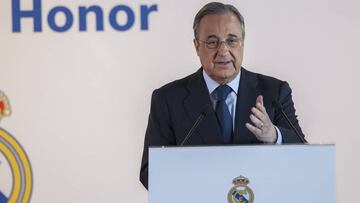 Florentino: "El Madrid no se rinde pese a las dificultades"