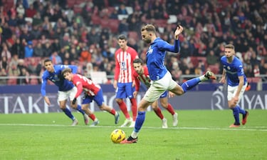 3-3. Borja Mayoral lanza al palo derecho de Jan Oblak y el portero del Atlético no puede evitar el tercer tanto del Getafe.
