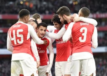 El Arsenal se clasificó a quinta ronda de la FA Cupa