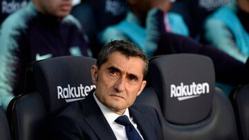 Ernesto Valverde entonó el 'mea culpa' al descanso