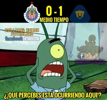 Los 25 mejores memes del empate entre Chivas y Pumas