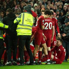 Liverpool fan arrested and faces lifetime ban for ‘tackle’ on Andy Robertson