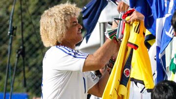 Carlos &#039;El Pibe&#039; Valderrama, ex jugador colombiano