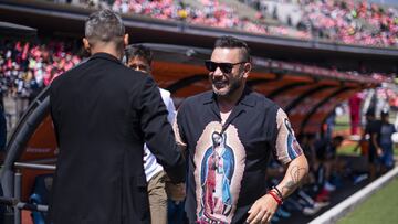 Antonio Mohamed head coach of Pumas during the game Pumas UNAM vs Monterrey, corresponding to Round 13 of the Torneo Apertura 2023 of the Liga BBVA MX, at Olimpico Universitario Stadium, on October 22, 2023.
<br><br>
Antonio Mohamed director tecnico de Pumas durante el partido Pumas UNAM vs Monterrey, correspondiente a la Jornada 13 del Torneo Apertura 2023 de la Liga BBVA MX, en el Estadio Olimpico Universitario, el 22 de Octubre de 2023.