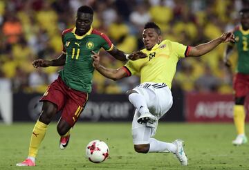 Colombia muestra buen fútbol ante Camerún