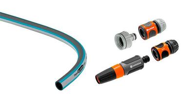 Este set con manguera de 20 metros y soporte mural arrasa en Amazon