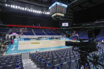 El pabellón WiZink Center durante un partido de la ACB.