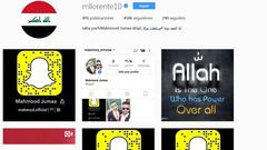 Iraquíes 'hackean' la cuenta de Instagram de Marcos Llorente