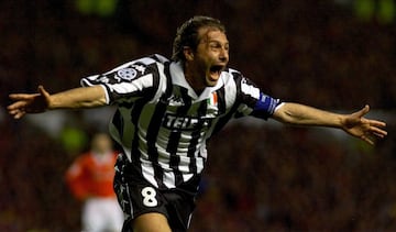 Conte es uno de los jugadores m¨¢s emblem¨¢ticos del club italiano. En la Juventus de Tur¨ªn permaneci¨® durante trece temporadas, donde? disput¨® 419 encuentros y marc¨® 44 goles.