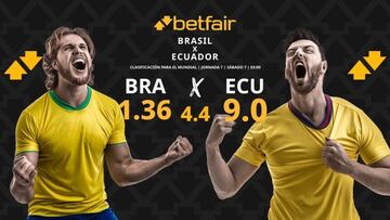 Brasil vs. Ecuador: horario, dónde ver, pronósticos y clasificación