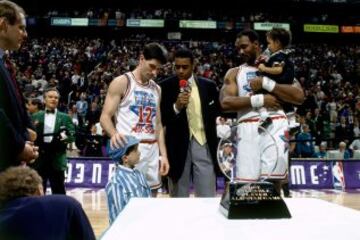 All Star 1993: John Stockton y Karl Malone