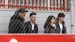 Zinedine Zidane and family cheer on Elyaz in U12s Madrid derby