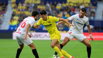 18/09/22 PARTIDO PRIMERA DIVISION
VILLARREAL SEVILLA 
RAFA MIR PEDRAZA JESUS NAVAS 