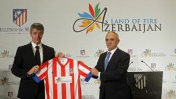 Gil Marín, durante la presentación del acuerdo con Azerbaiján.