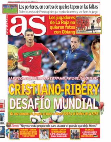 Las portadas de AS de noviembre